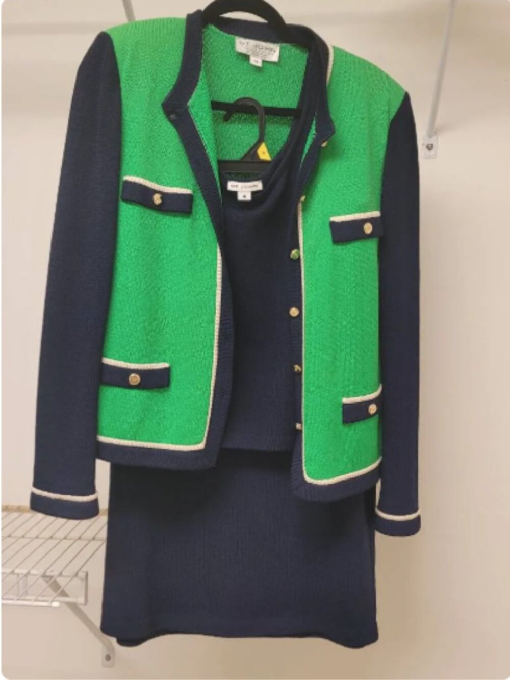 St. John Collection by Marie Gray Santana Knit 3-Piece Skirt Suit